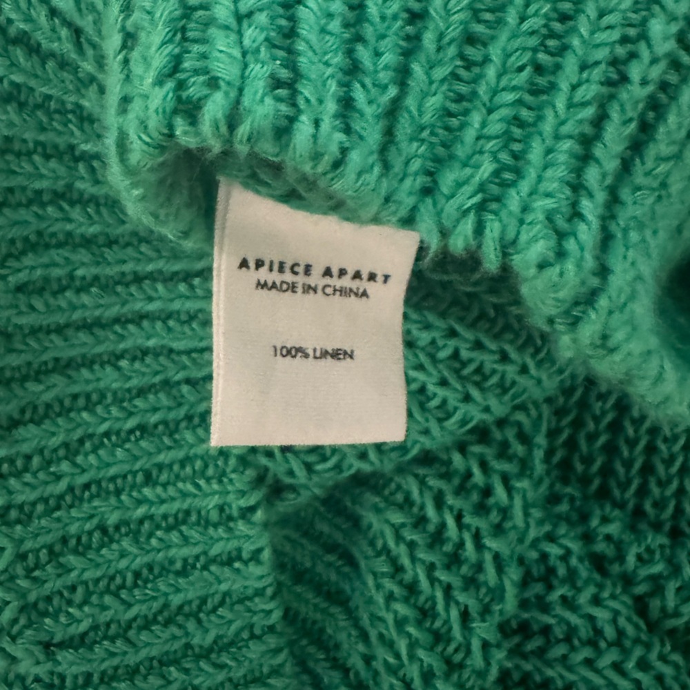 Apiece Apart Oliva Dolman-Sleeve Knit Linen Vest - Picture 4 of 4